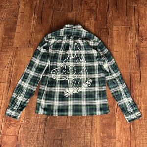 Ralph Lauren Green Plaid Casual Button Down Shirt